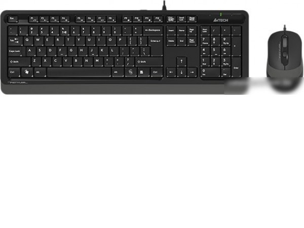 Клавиатура + мышь A4Tech Fstyler F1010 (черный/серый)