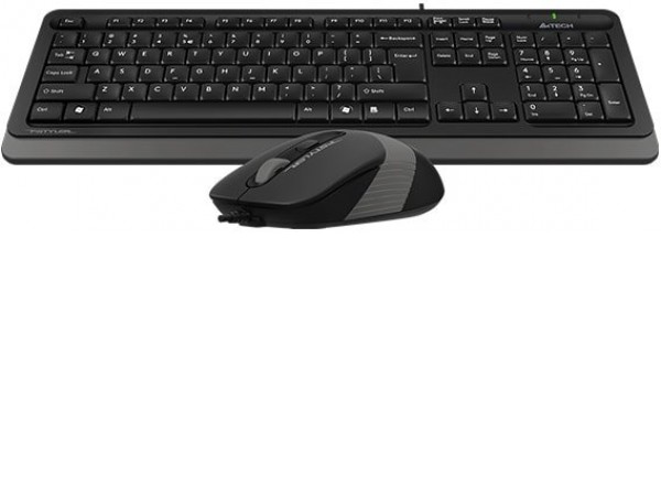 Клавиатура + мышь A4Tech Fstyler F1010 (черный/серый)