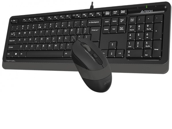 Клавиатура + мышь A4Tech Fstyler F1010 (черный/серый)