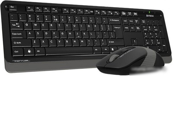 Клавиатура + мышь A4Tech Fstyler FG1010 (черный/серый)