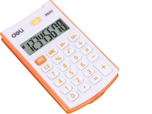 Калькулятор Deli E39217/OR