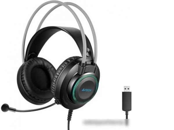 Наушники A4Tech Fstyler FH200U (черный/серый)