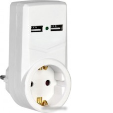 Розетка IEK WTP10-16-01-ZKU-K01