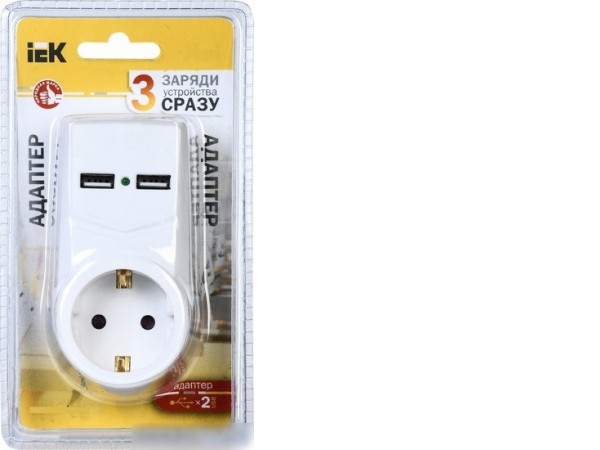 Розетка IEK WTP10-16-01-ZKU-K01