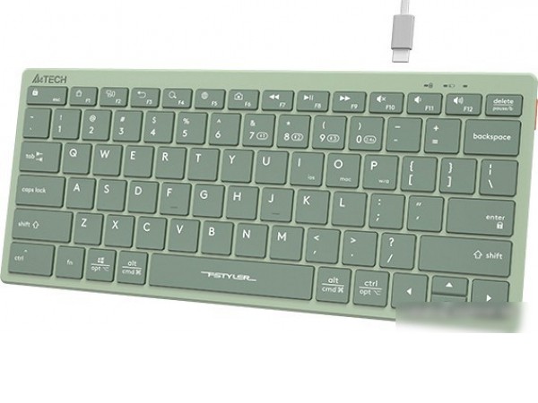 Клавиатура A4Tech Fstyler FBX51C (зеленый)