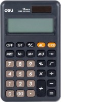 Калькулятор Deli EM120 (черный)