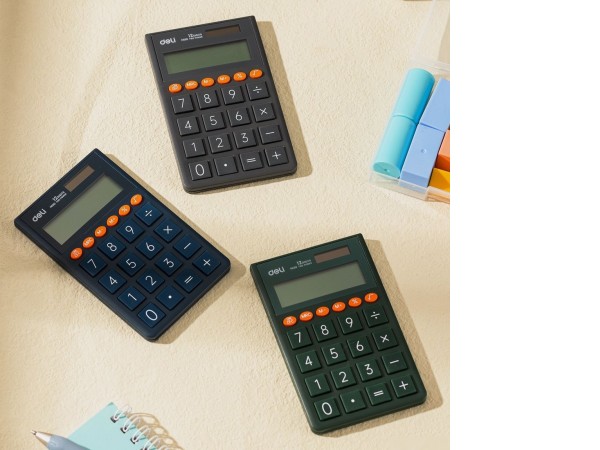 Калькулятор Deli EM130 (зеленый)