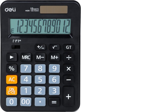Калькулятор Deli EM210 (черный)