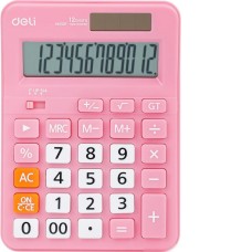 Калькулятор Deli EM210F (розовый)