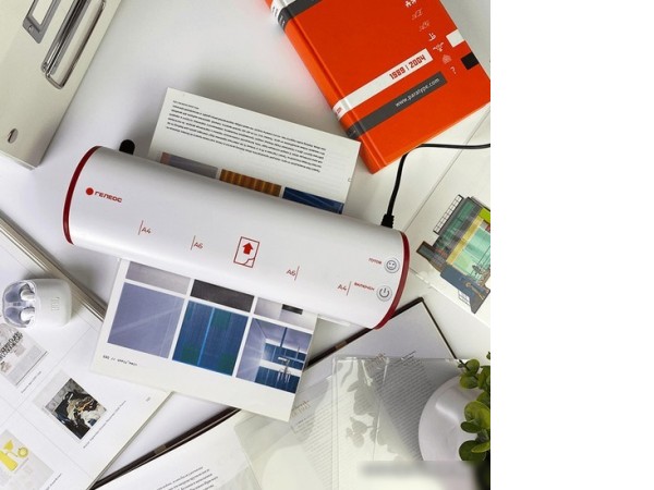 Ламинатор Гелеос ЛМ A4 Модерн (белый/красный)