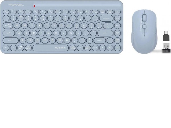 Офисный набор A4Tech Fstyler FG3200 Air2 (синий)