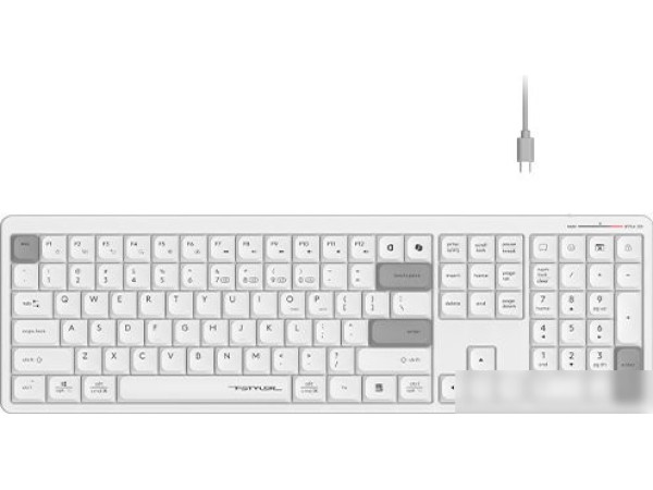Клавиатура A4Tech Fstyler FBX55C (белый)