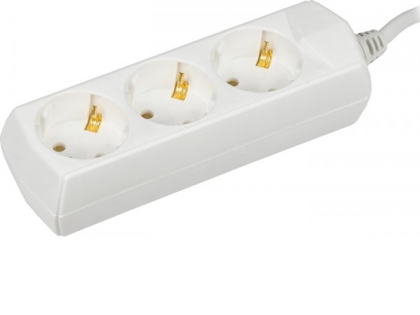 Удлинитель Generica WYP10-10-03-05-Z-G (5 м, белый)