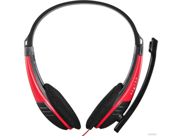 Наушники Oklick HS-M150 (черный/красный)