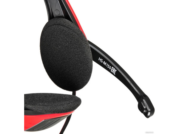 Наушники Oklick HS-M150 (черный/красный)