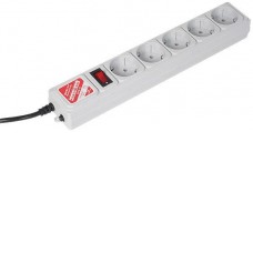 Сетевой фильтр Power Cube 5 розеток, серый, 5 м (SPG-B-15)