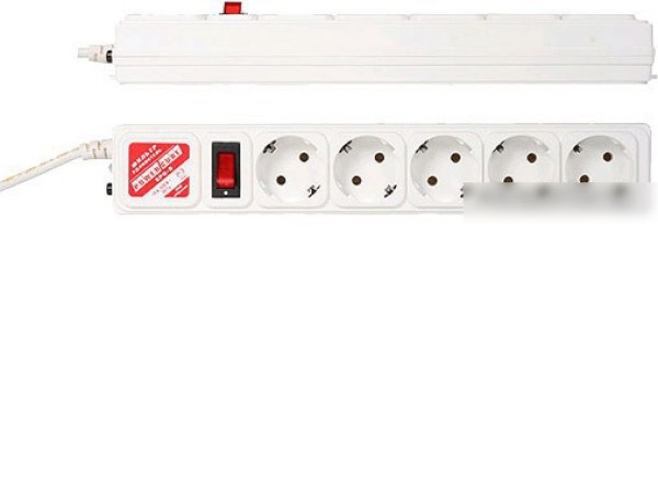 Сетевой фильтр Power Cube 5 розеток, белый, 1.9 м (SPG-B-6-WHITE)