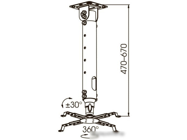 Кронштейн Kromax PROJECTOR-100