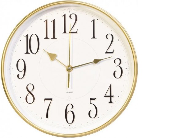Настенные часы Бюрократ WallC-R76P (белый)