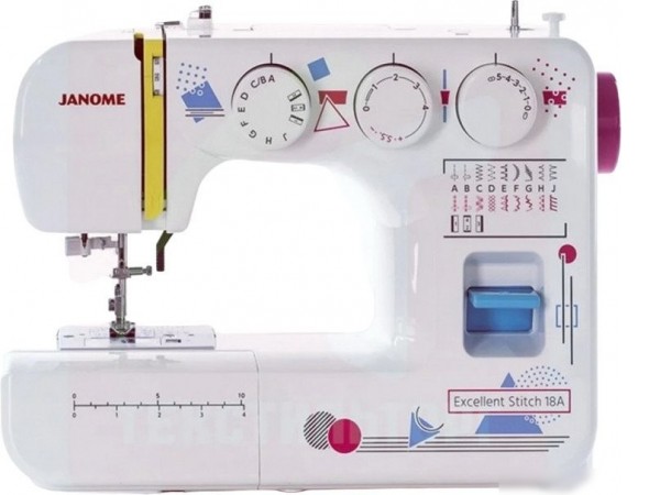 Электромеханическая швейная машина Janome Excellent Stitch 18A