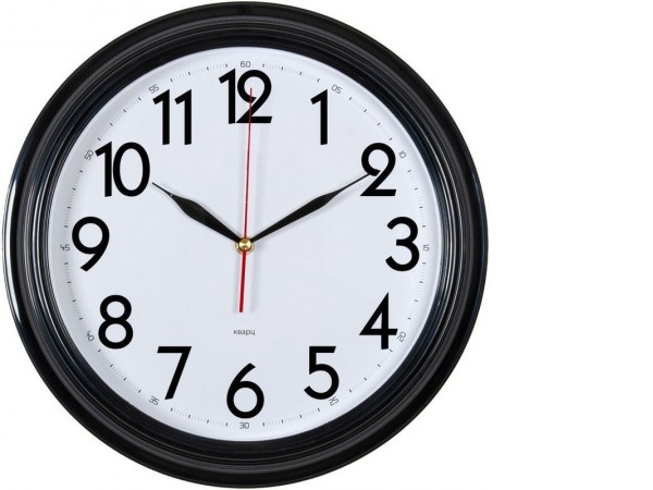 Настенные часы Бюрократ WallC-R86P35/Black