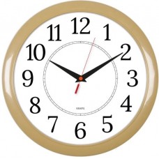 Настенные часы Бюрократ WallC-R88P29 (бежевый)