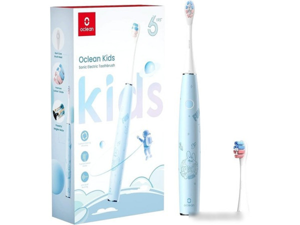 Электрическая зубная щетка Oclean Kids (голубой)