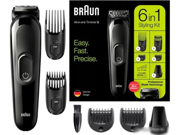 Универсальный триммер Braun MGK3225 Multi-Grooming-Kit