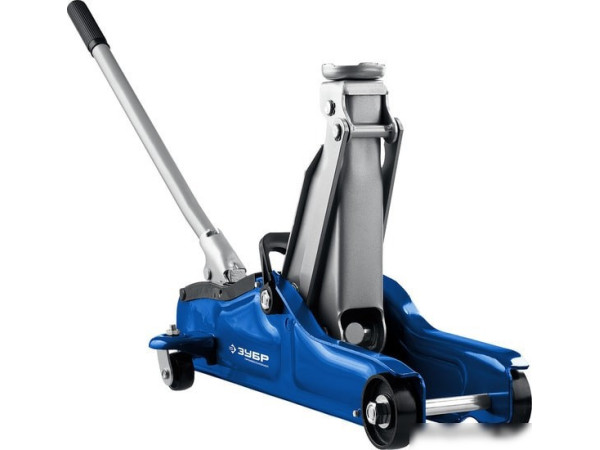 Подкатной домкрат Зубр Профи 43056-2-К 2т