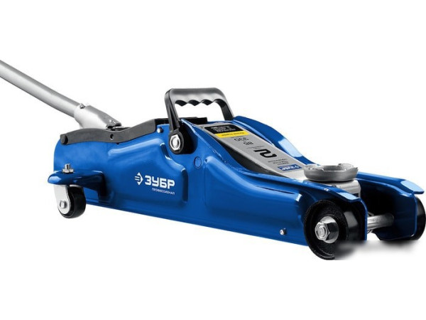 Подкатной домкрат Зубр Профи 43056-2-К 2т