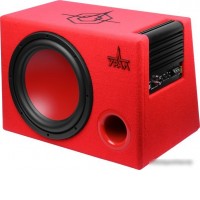 Корпусной активный сабвуфер Урал АС-У12А (красный)