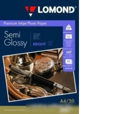 Фотобумага Lomond Полуглянцевая ярко-белая A4 200 г/м2 20 листов [0102149]