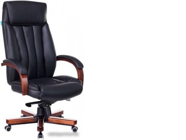 Кресло Бюрократ T-9922WALNUT/BLACK (черный)