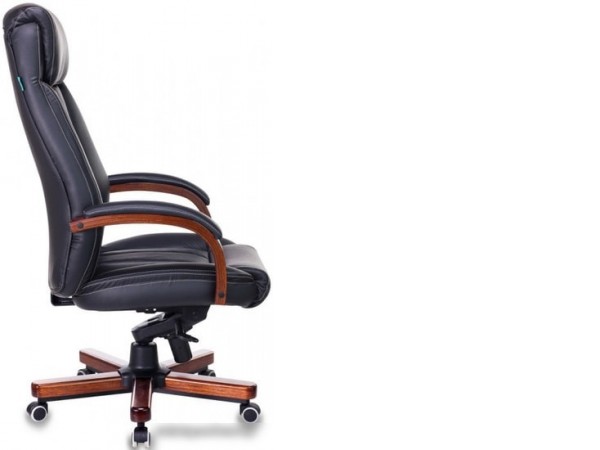 Кресло Бюрократ T-9922WALNUT/BLACK (черный)