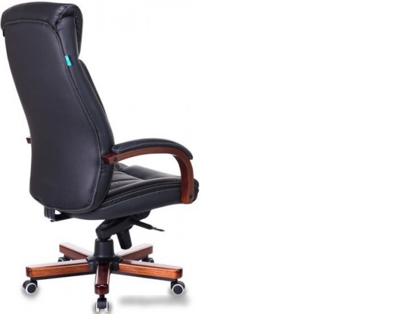 Кресло Бюрократ T-9922WALNUT/BLACK (черный)
