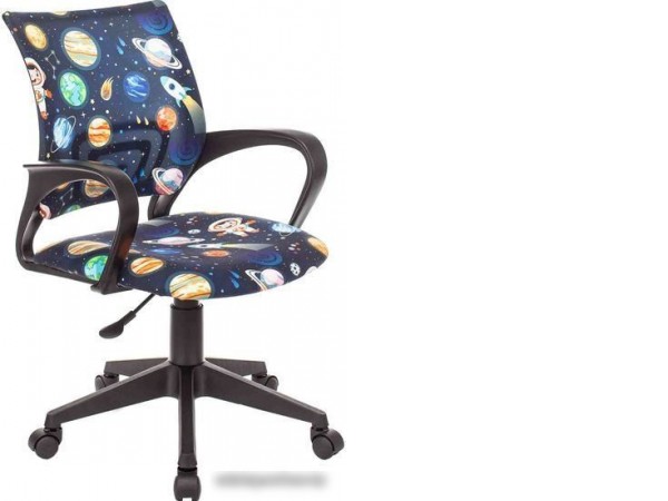 Компьютерное кресло Бюрократ Burokids 1 (черный космонавт)