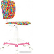 Компьютерное кресло Бюрократ CH-W204/F (алфавит/пластик белый)