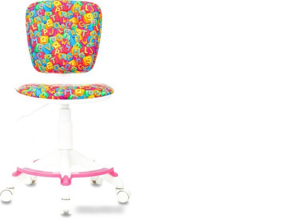 Компьютерное кресло Бюрократ CH-W204/F (алфавит/пластик белый)