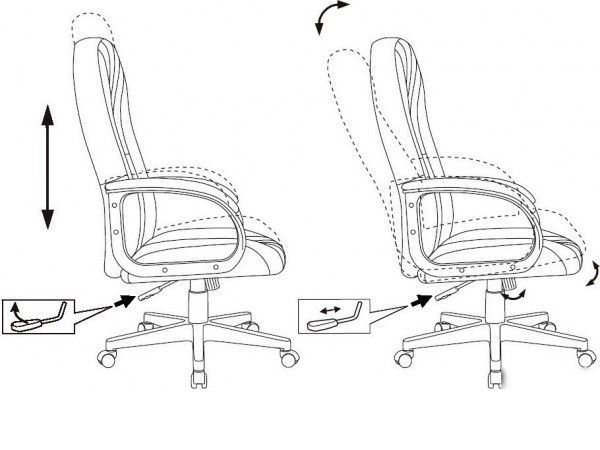 Офисное кресло Бюрократ T-898/404 (серый)