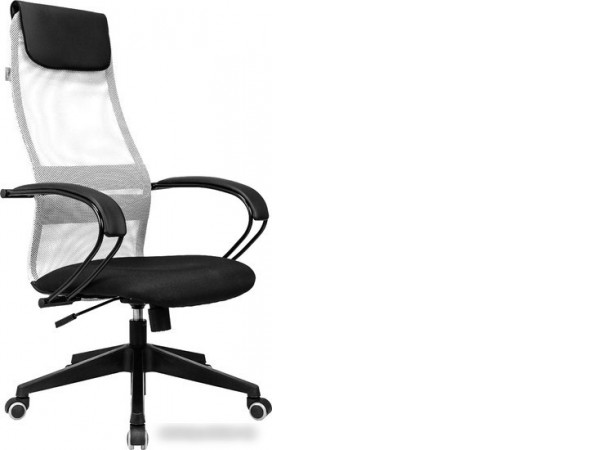 Офисное кресло Бюрократ CH-607 (светло-серый TW-02/сетка)