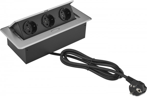 Сетевой фильтр CACTUS CS-SOCKET-EU3-GYBK