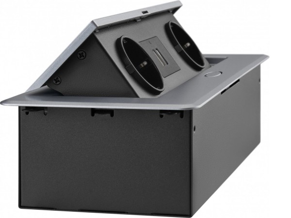 Сетевой фильтр CACTUS CS-SOCKET-EU/USBA-GY