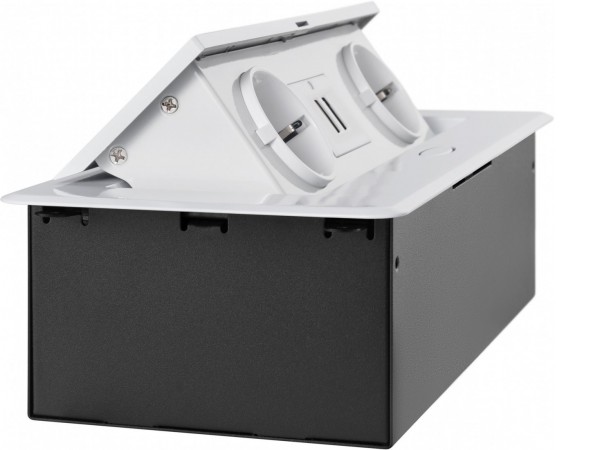 Сетевой фильтр CACTUS CS-SOCKET-EU/USBA-WH