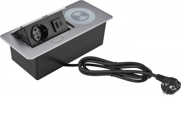 Сетевой фильтр CACTUS CS-SOCKET-USBA/C-WLESS