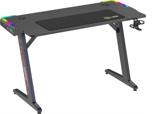 Геймерский стол CACTUS CS-GTZ-BK-RGB