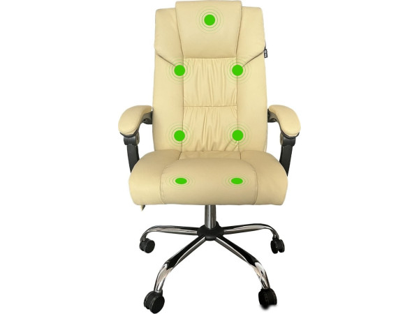 Офисное кресло CACTUS CS-CHR-OC04M-WT (слоновая кость)