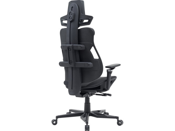 Игровое (геймерское) кресло CACTUS CS-CHR-DUO-BBK (черный кожзам)