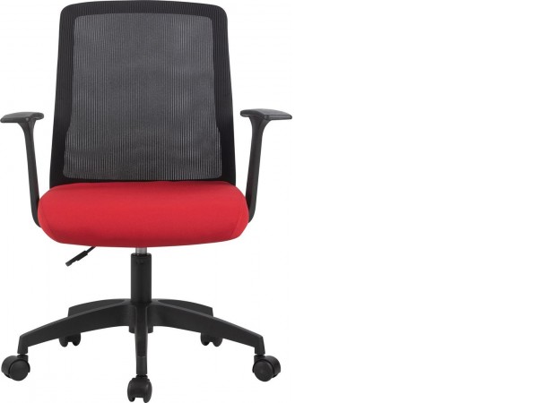 Офисное кресло CACTUS CS-MC222-BKRD (черный/темно-красный)