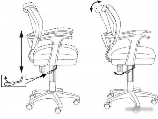 Кресло Бюрократ CH-W797/ABSTRACT (абстракция)