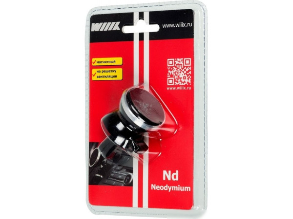 Держатель для смартфона WIIIX HT-47Vmg (черный/серебристый)